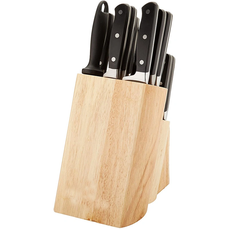 Bamboo Magnetic Knife Block Storage Holder with Bamboo Cutting Board