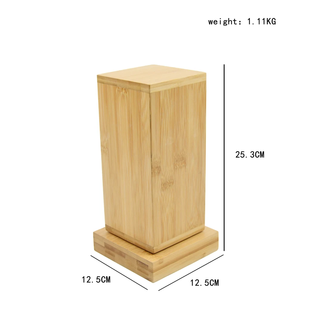 Wholesale Bamboo Magnetic Knife Block Stand Holder
