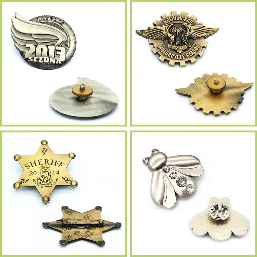 Custom Shape Metal Magnet Pin Badge Promotional Gift Magnet Enamel Badge