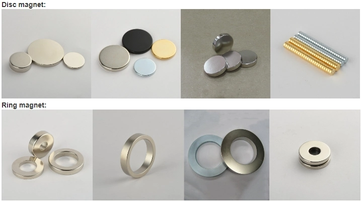 High Quality N52 Neodymium NdFeB Permanent Magnetics Assemblies