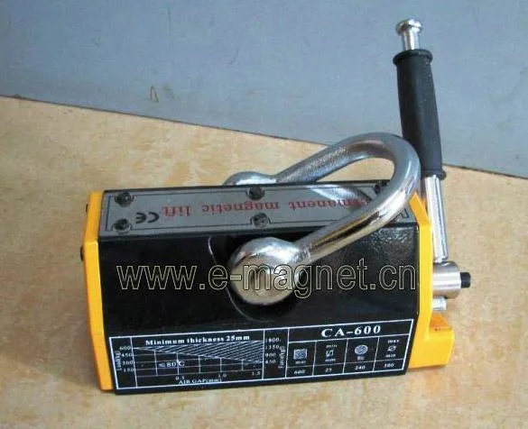 Permanent Magnet Crane Magnetic Lifter with Anti-Collision Handle