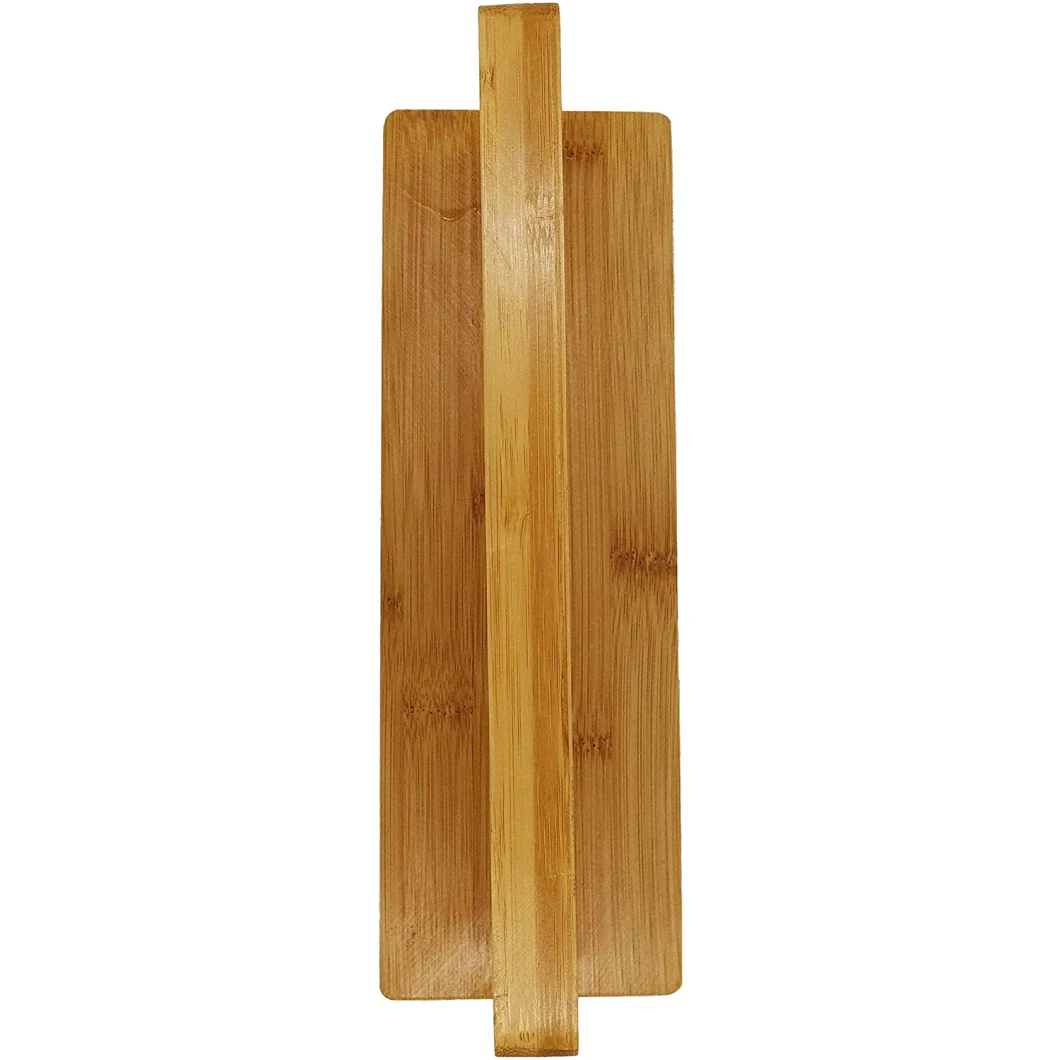 Double-Sided Bamboo Magnetic Knife Block Wooden Kitchen Magnetic Knife Holder