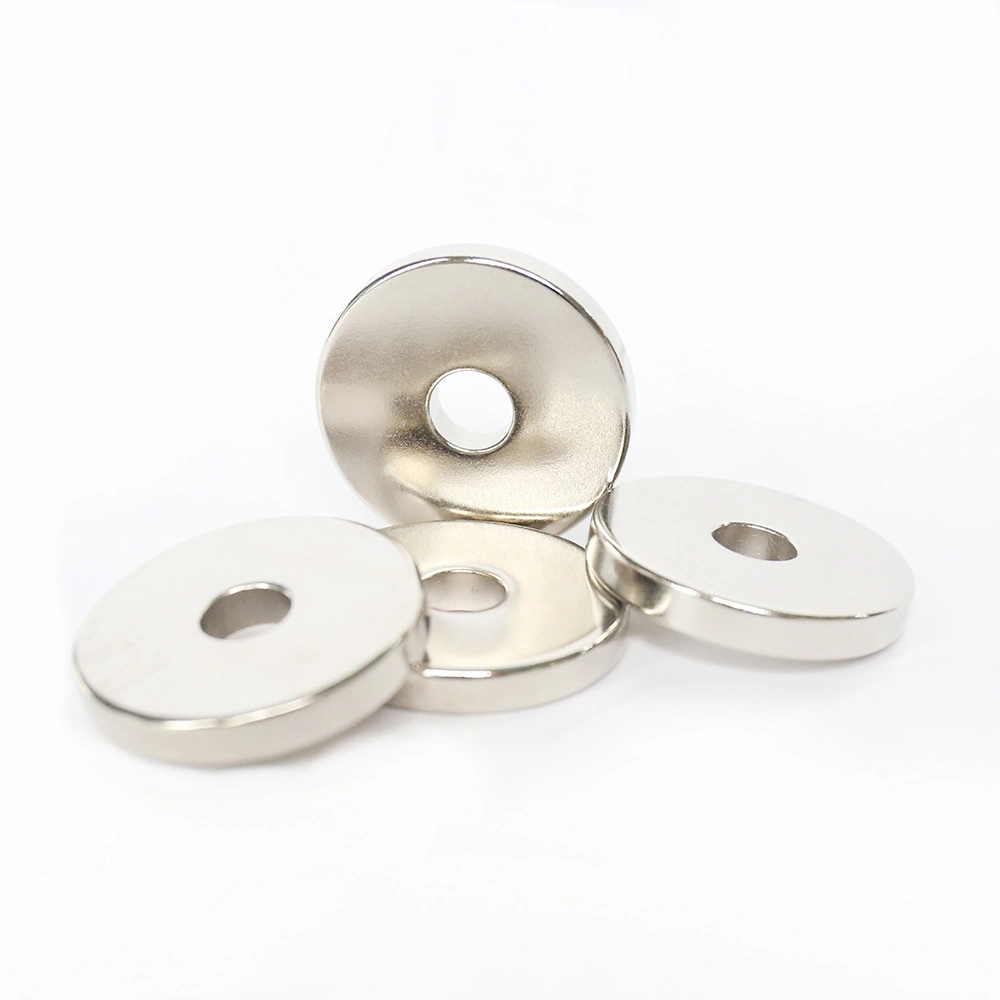 Customized Ring Compression Molding Neodymium Bonded NdFeB Magnets
