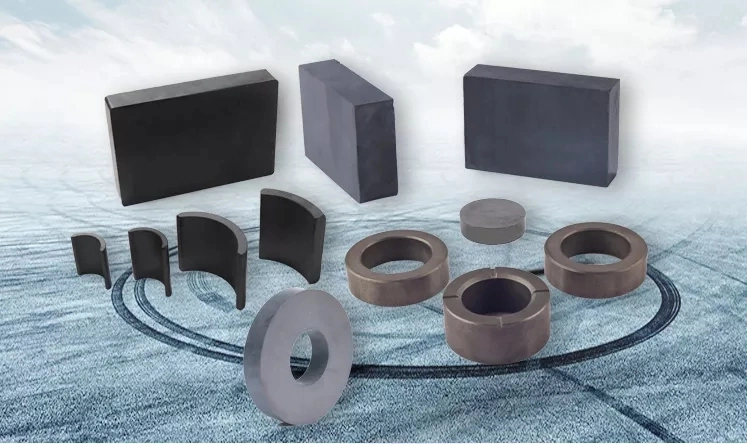 N35 Speaker Magnets Wholesale Arc-Shaped Bonded Ferrite Sintered Neodymium Iron Boron Magnets