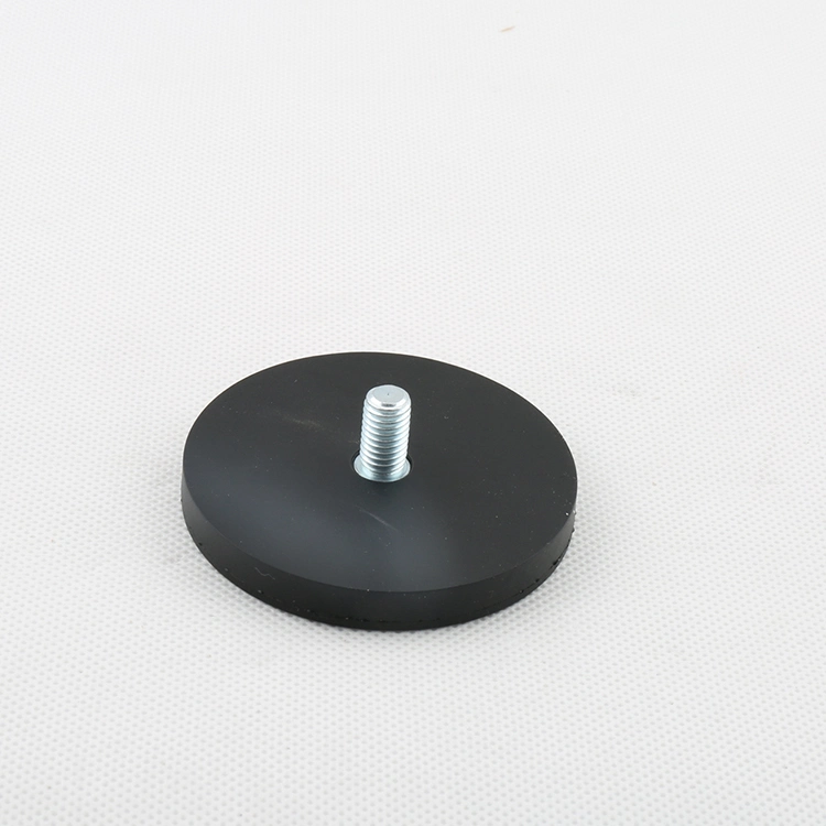 Wholesale Ta22 Tb43 Tc66 Td88 Disc Cylinder Flexible Rubber Coated Magnet with Screwed Bush