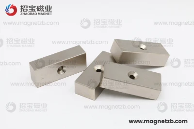 High Quality Bar Magnetic Stone, Used in Industry, Holes