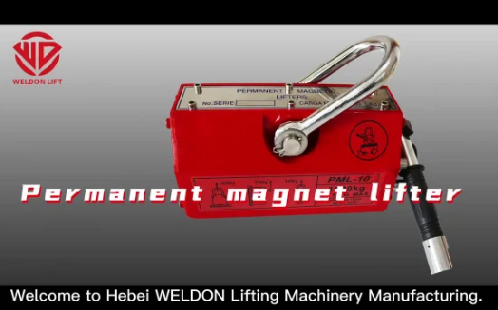 Whosale Strong 3 Safety Factory Price 1 Ton Lifting Magnet Permanent Magnetic Lifter