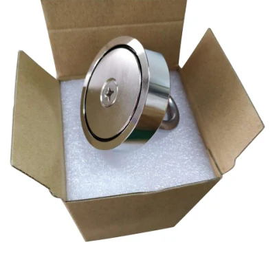 D43 Internal Thread N52 Neodymium Magnet with Black Rubber Coated